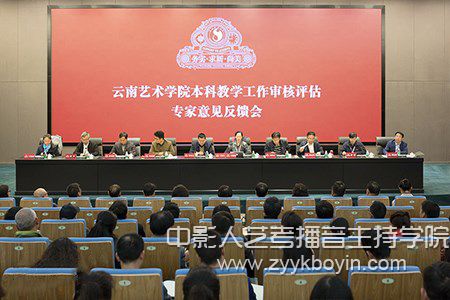 云南藝術學院本科教學工作審核評估專家意見反饋會